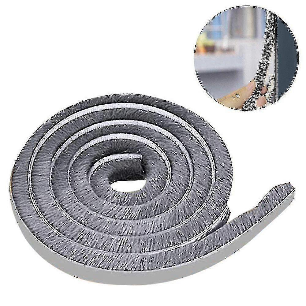 5M Self-Adhesive Brush Seal Weatherstripping for Window and Door Insulation