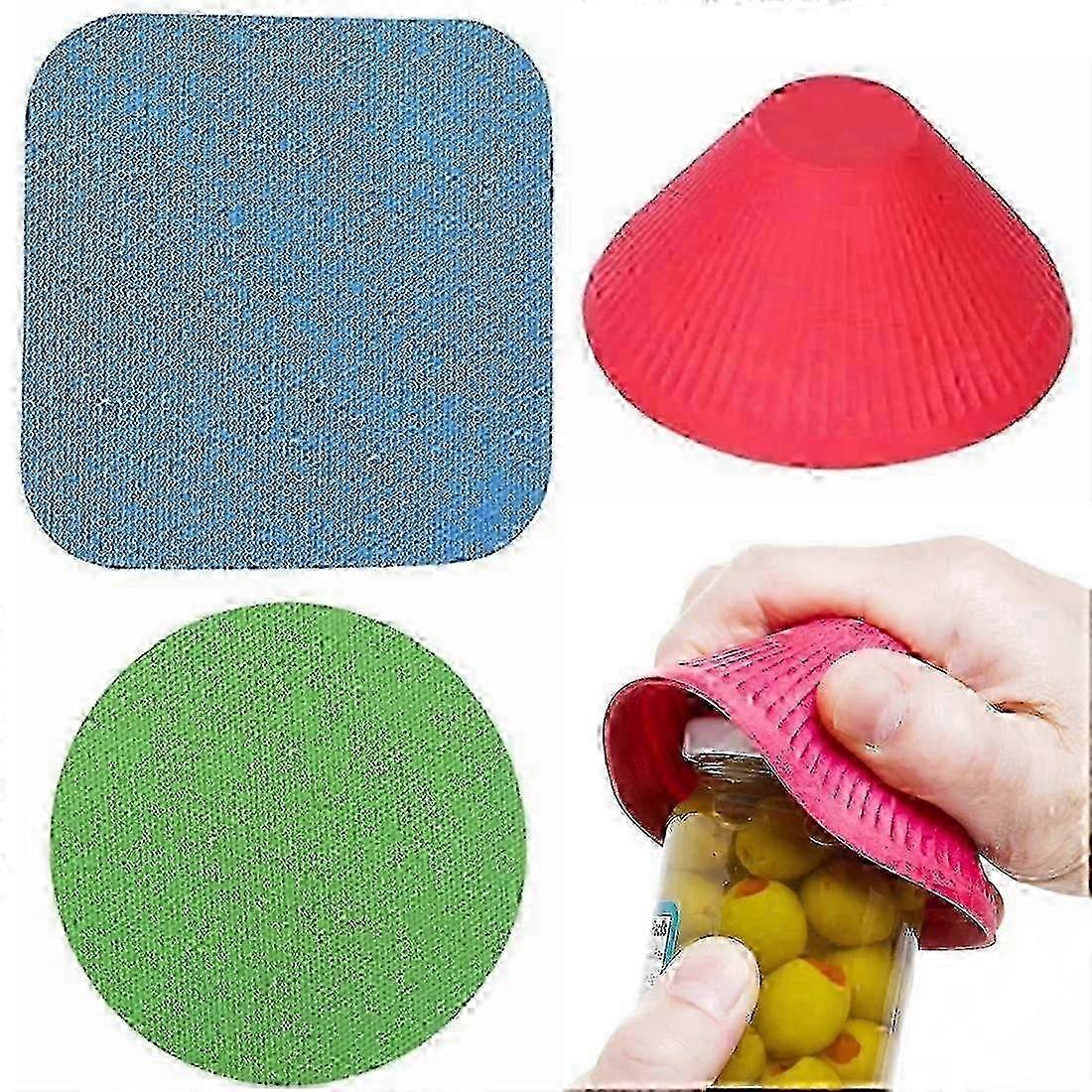 Multi-Purpose Rubber Can Opener with Non-Slip Pads 6pcs D-P202112241042