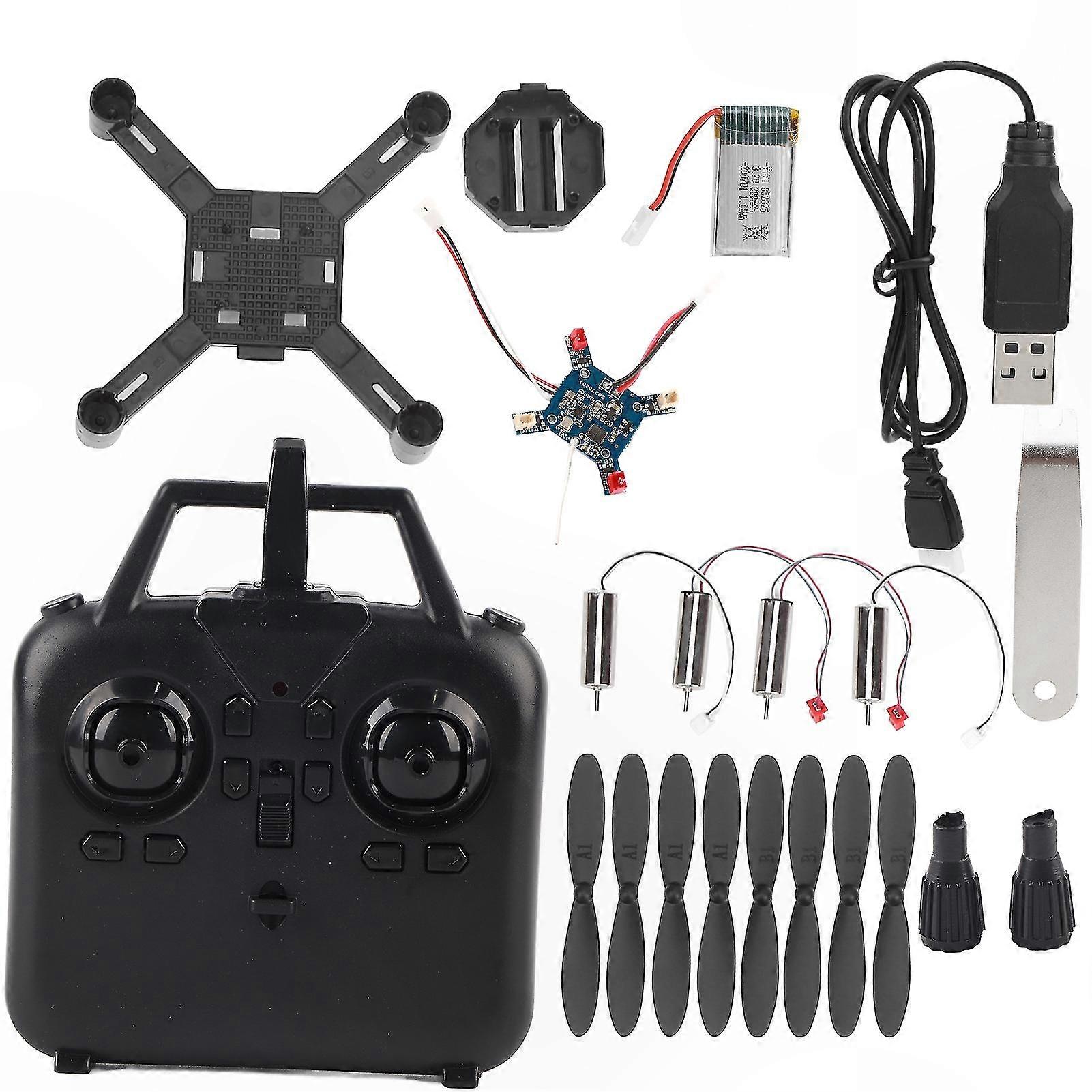 DIY Mini Quadcopter Drone Kit - Educational STEM RC Aircraft with Plastic and Metal Frame for Assembly