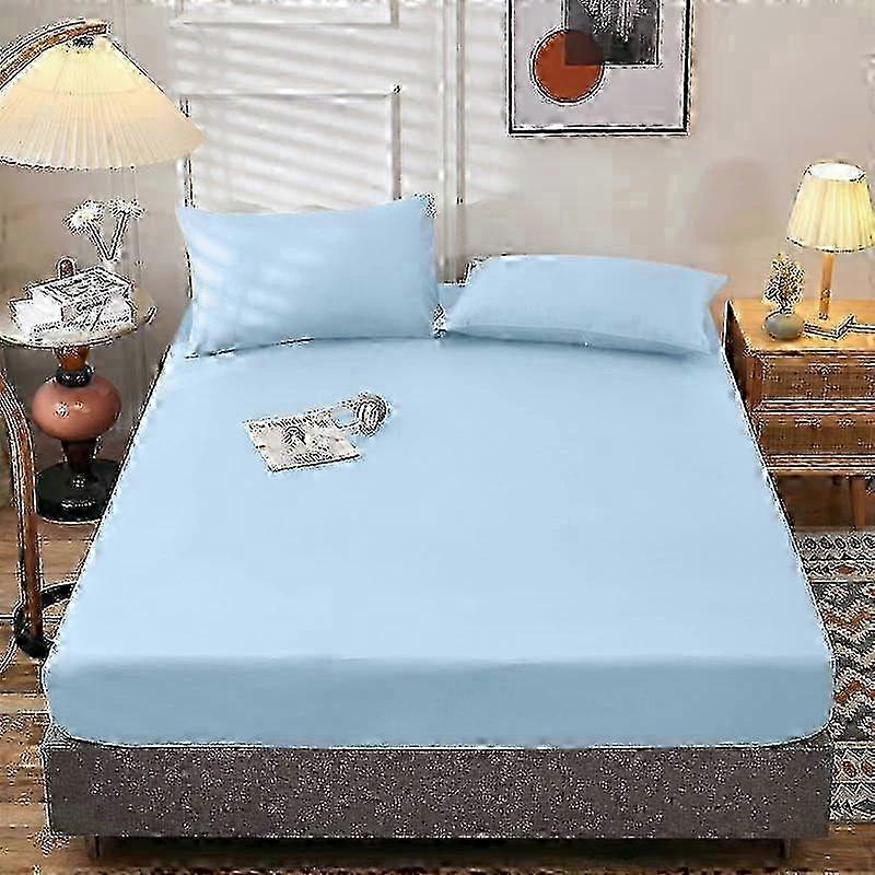 Elastic Band Fitted Sheets in Single Double King Queen Sizes for High Quality Mattress Covers 90/120/150/180cm Fit Sheets