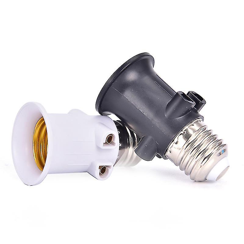 Pbt Fireproof E27 Bulb Adapter Lamp Holder Base Socket Conversion With Eu Plug