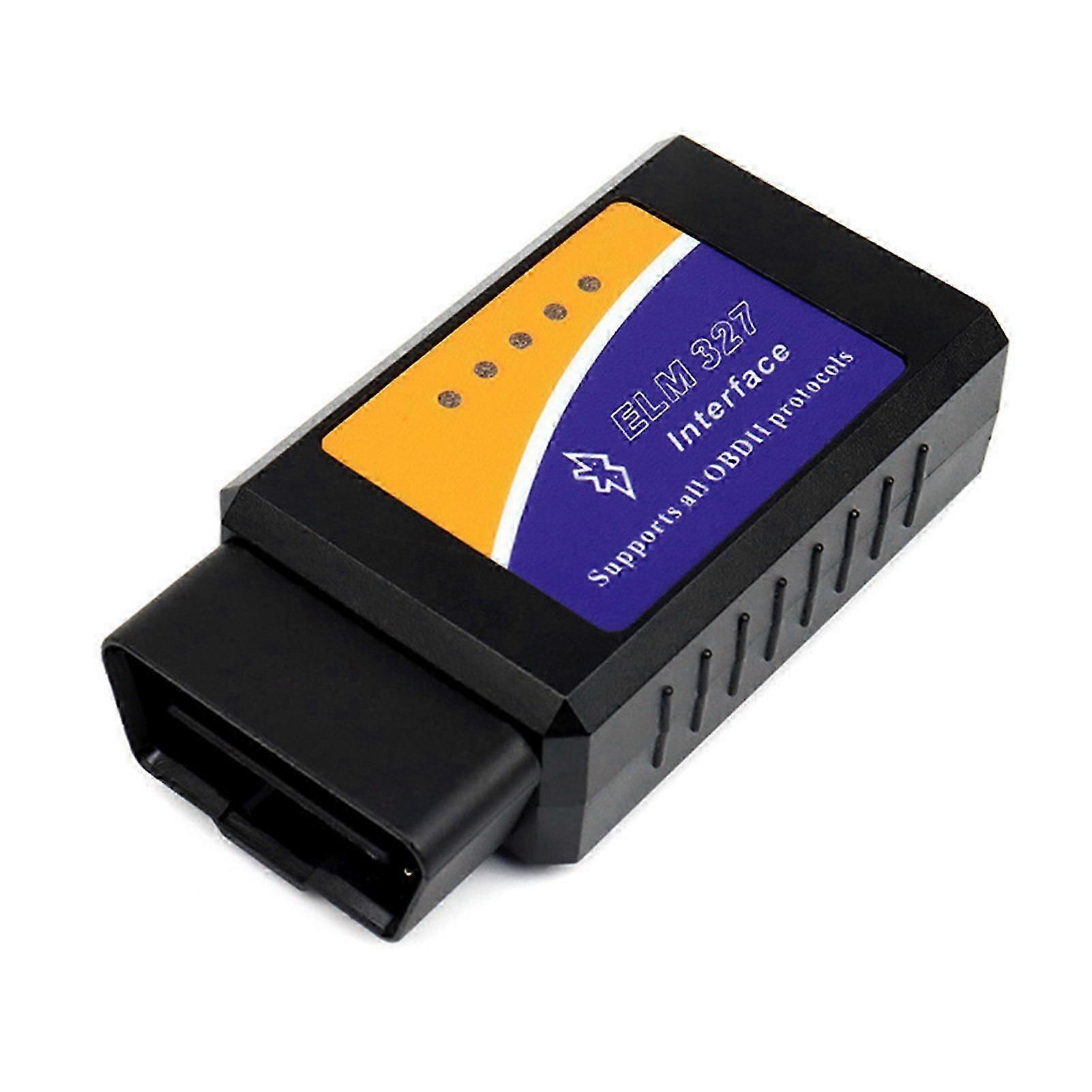 Bluetooth ELM327 OBD2 Scanner V1.5 - Car Diagnostic Tool For Android /IOS, Read/Clear Codes, Real-Time Data, Supports All OBDII Protocols