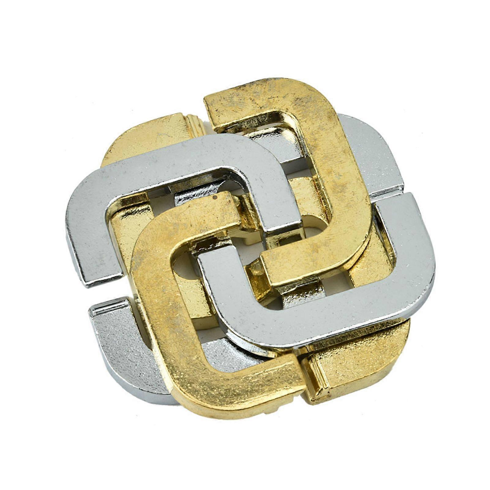 IQ Teaser Unlock Toy Adult Intelligent Puzzle Lock Educational Toy - Four Leaf Clover Lock