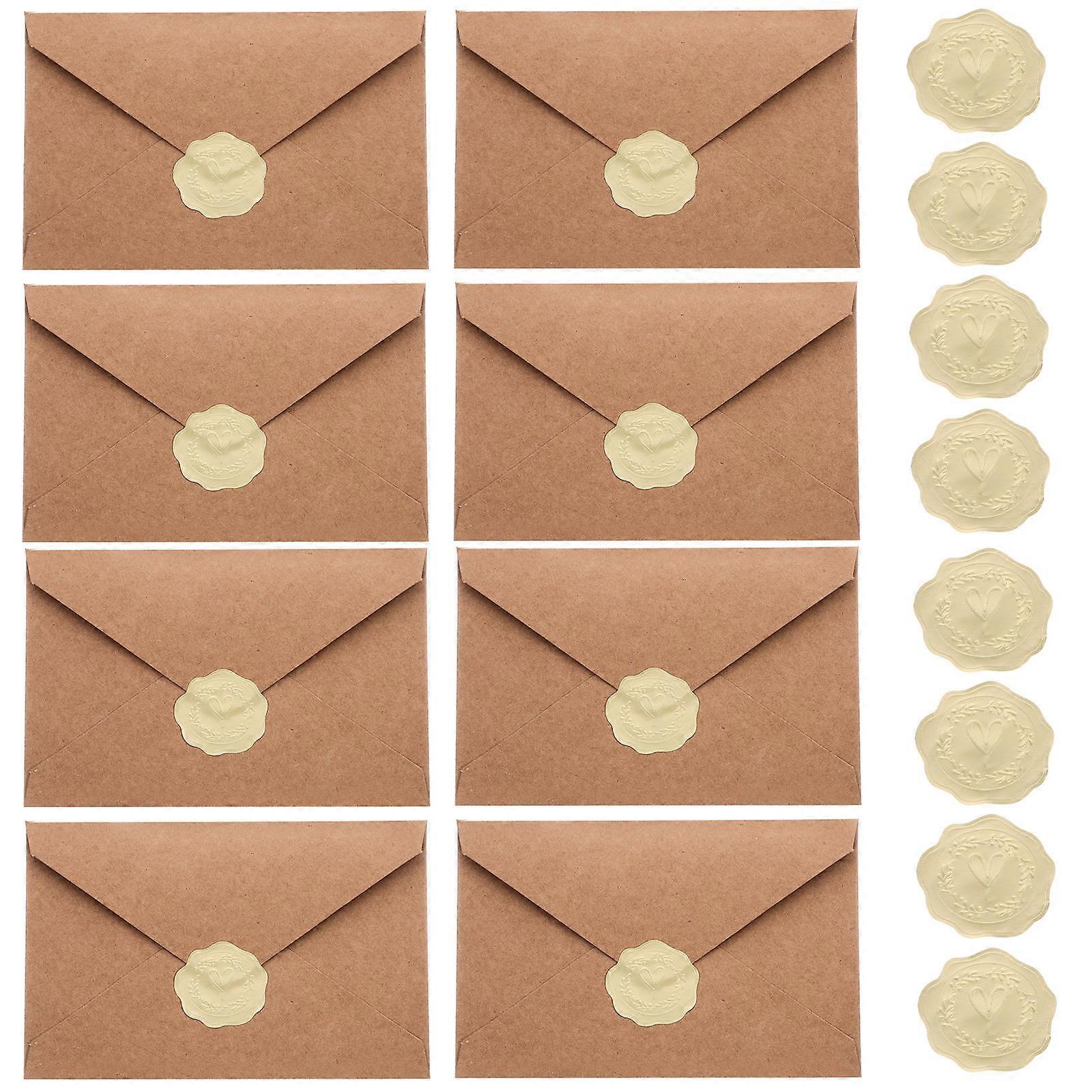 Brown Vintage Envelope Invitation Envelopes for Writing 1Set