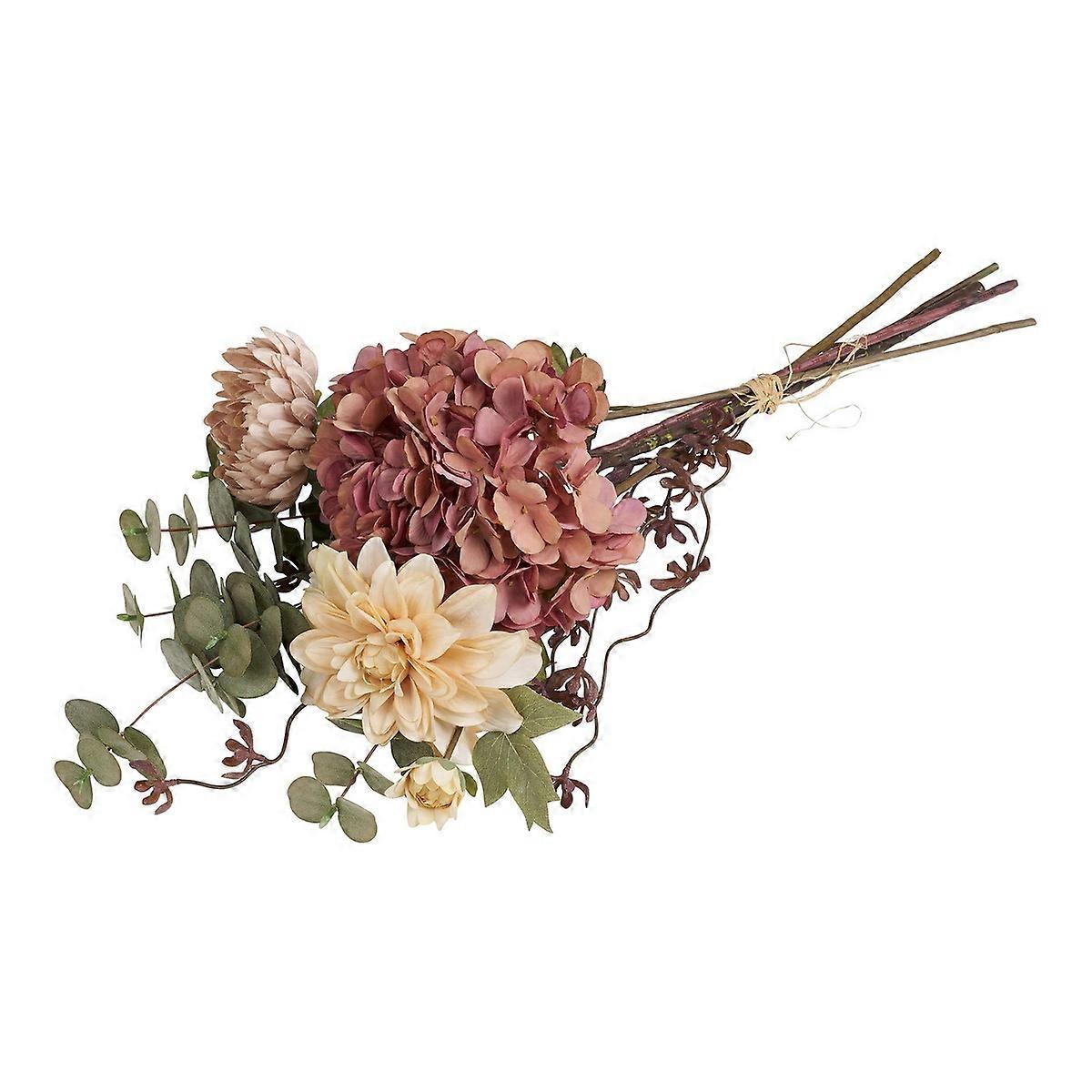 Pianta Artificiale Dahlia, Multicolore, Plastica, 10x10x65 cm