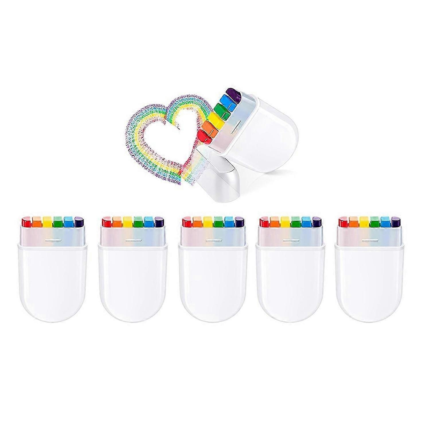 Face Body Paint Kit Rainbow Makeup Stick for Celebrations A