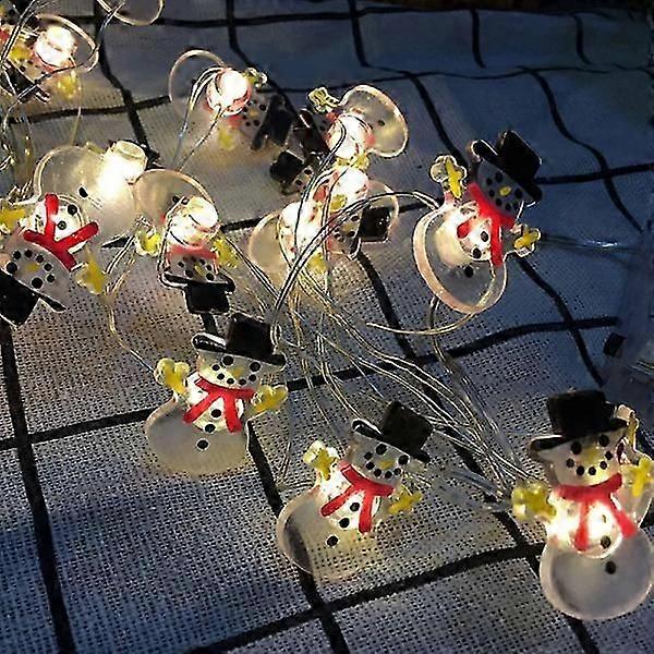 Christmas tree LED Snowman Light string Holiday festival Decor A 2M