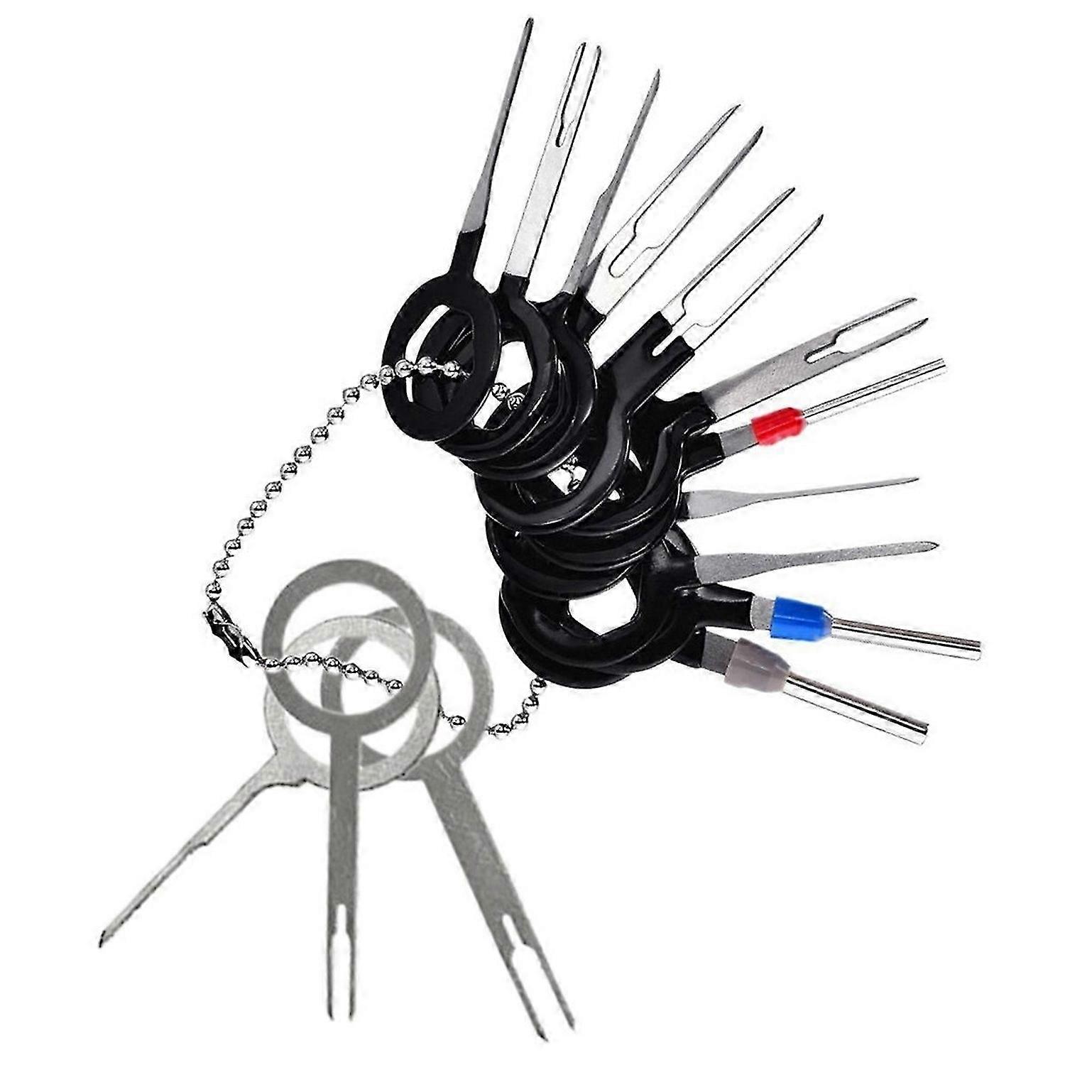 14pcs Auto Terminals Removal Key Tool Set (Silver)