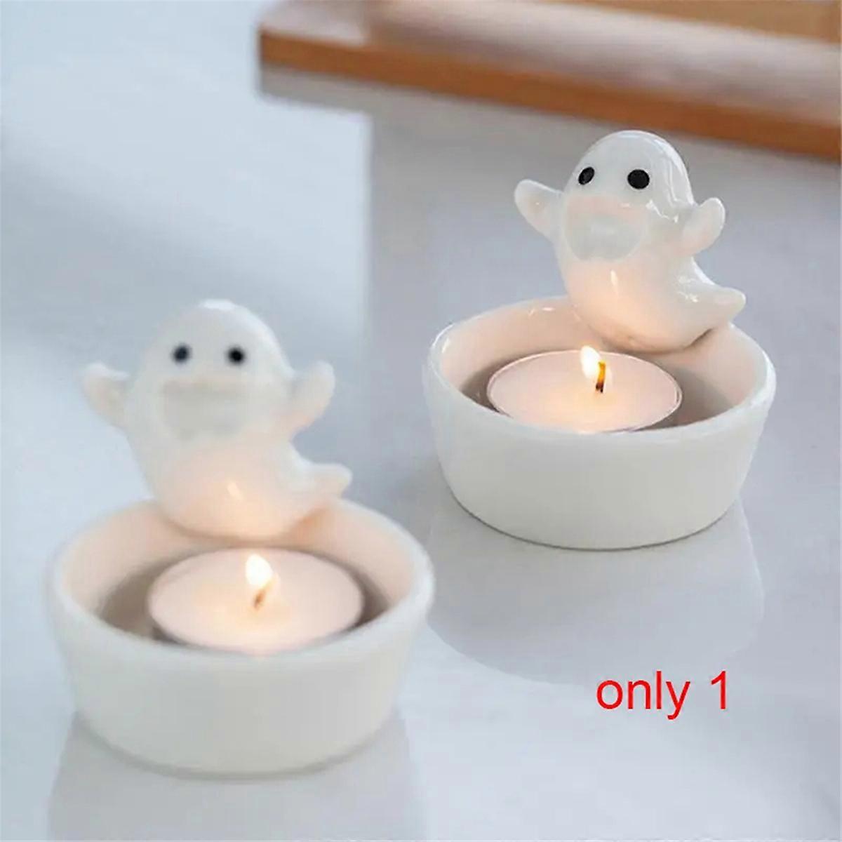 Ghost Candle Holder Cute Ghost Candlestick Aromatherapy Candle Holder