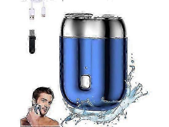 ماكينة حلاقة كهربائية للرجال ، ماكينة حلاقة كهربائية صغيرة جديدة للرجال 2025 ، ماكينة حلاقة كهربائية مدمجة مقاومة للماء قابلة لإعادة الشحن ، ماكينة حلاقة مزدوجة الرأس