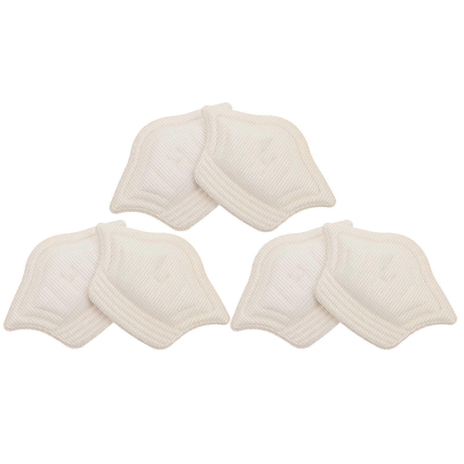 Invisible Heel Sticker Sneaker Heel Pads for Protection 3Pairs White Cushions