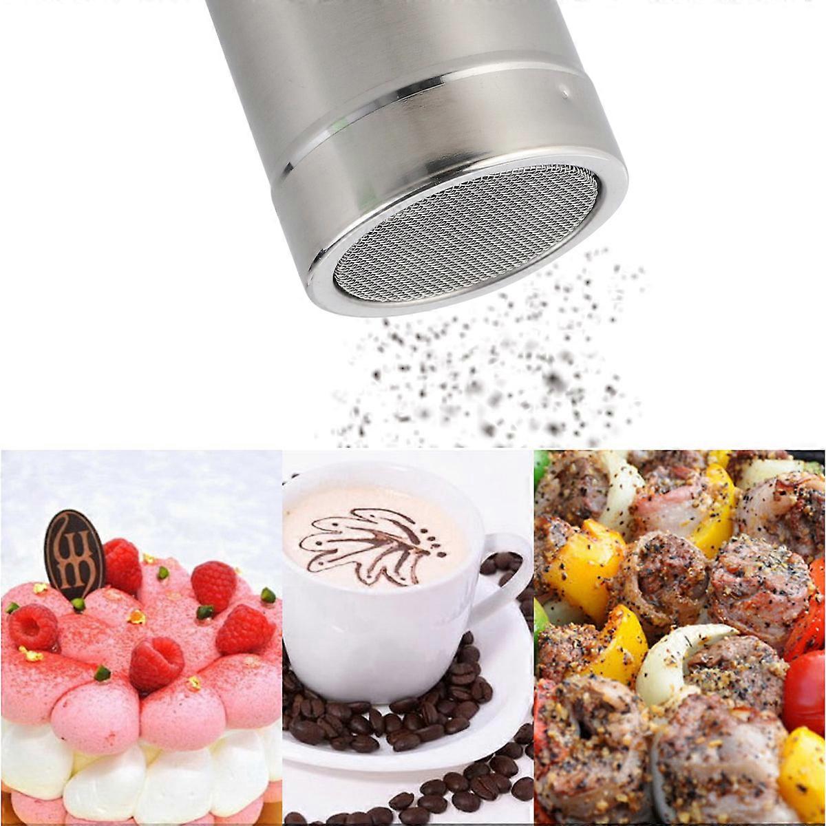 Silver Stainless Steel Salt Shaker for Cooking Use