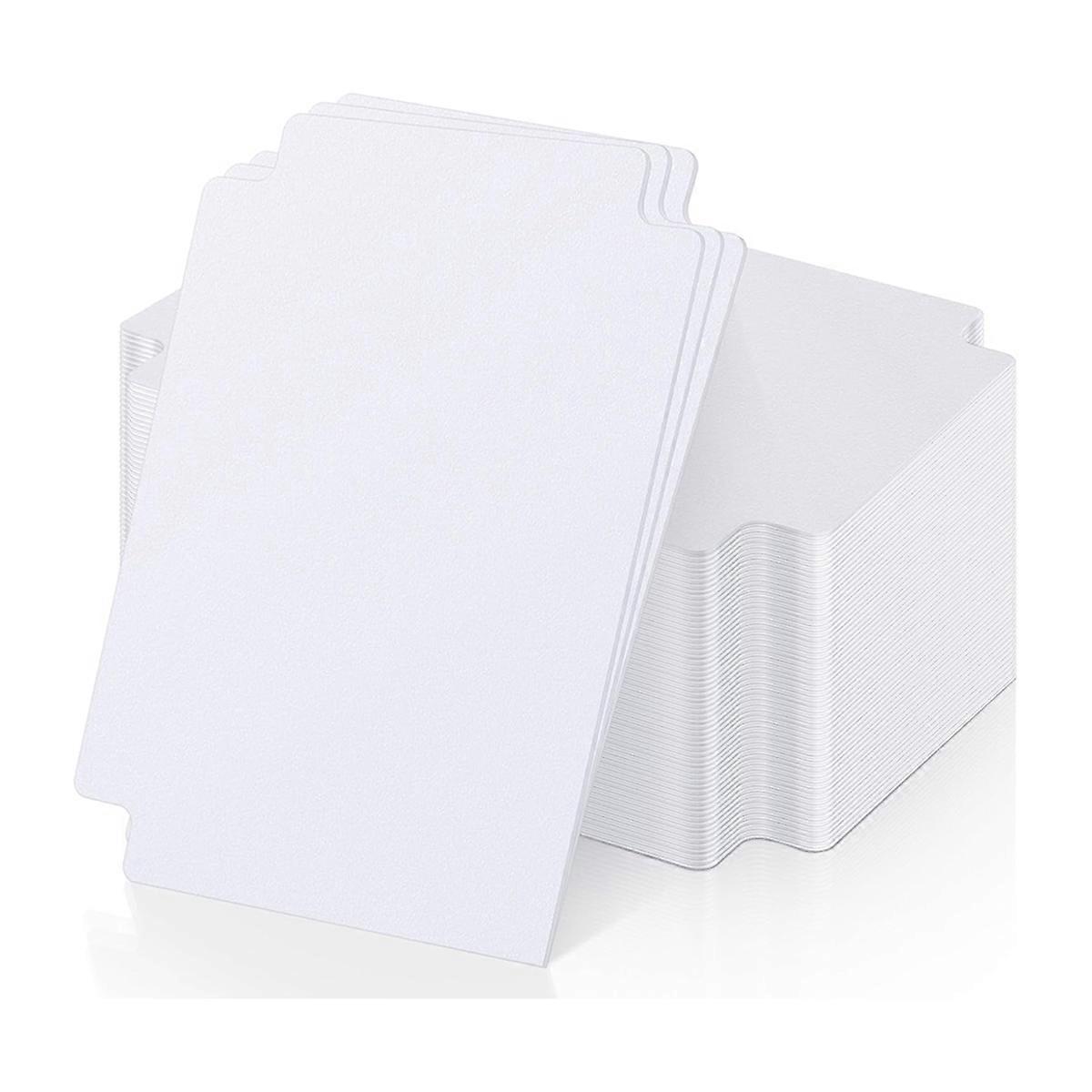 120 Pcs Trading Card Dividers Card Sorting Tray Card Separators with Tabs Blank Card Box Card Divide