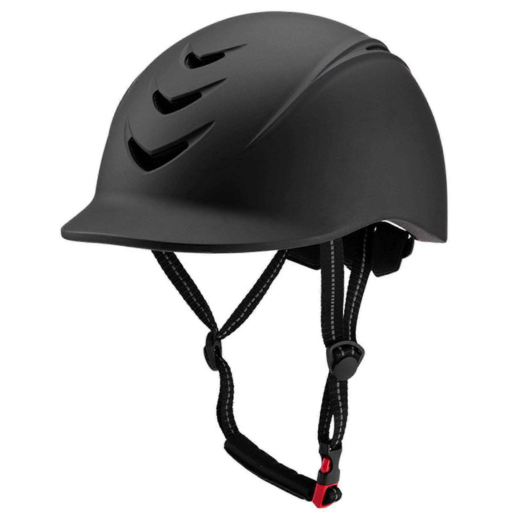 Horse Riding Helmet Unisex Fit Breathable Soft Padding, Adjustable Strap, AntiCollision Safety