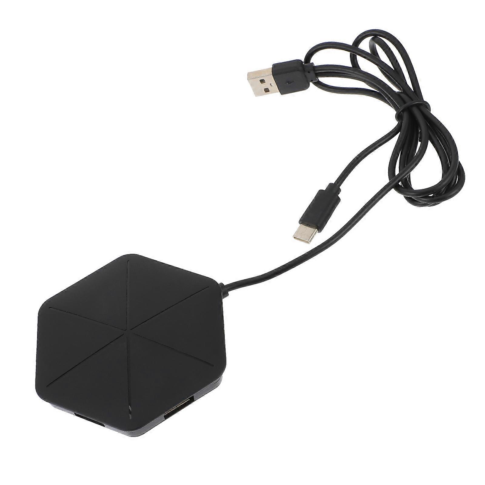 Computer Hub 6 Port Multifunction USB Hub for Computer Use Portable 1Pcs