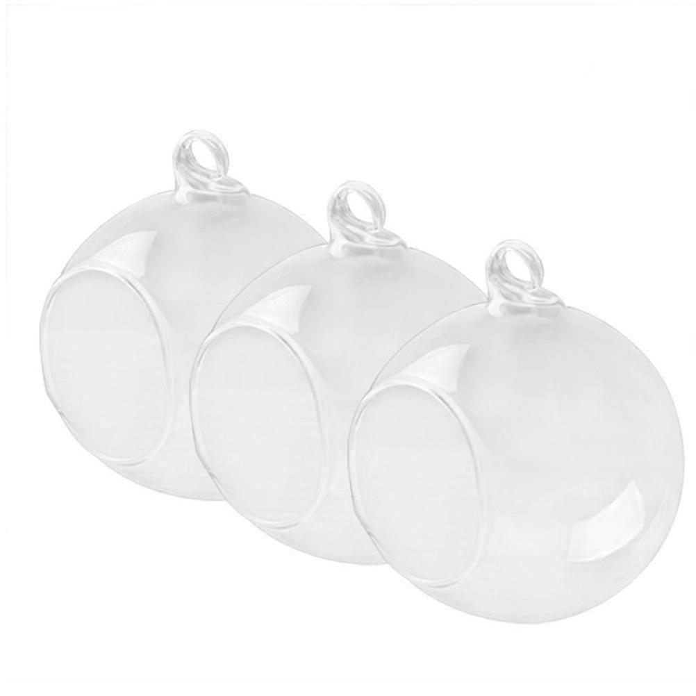 Hanging Glass Ball Vase for Plants Use 12Pcs Transparent Ball Shape Terrarium Containers