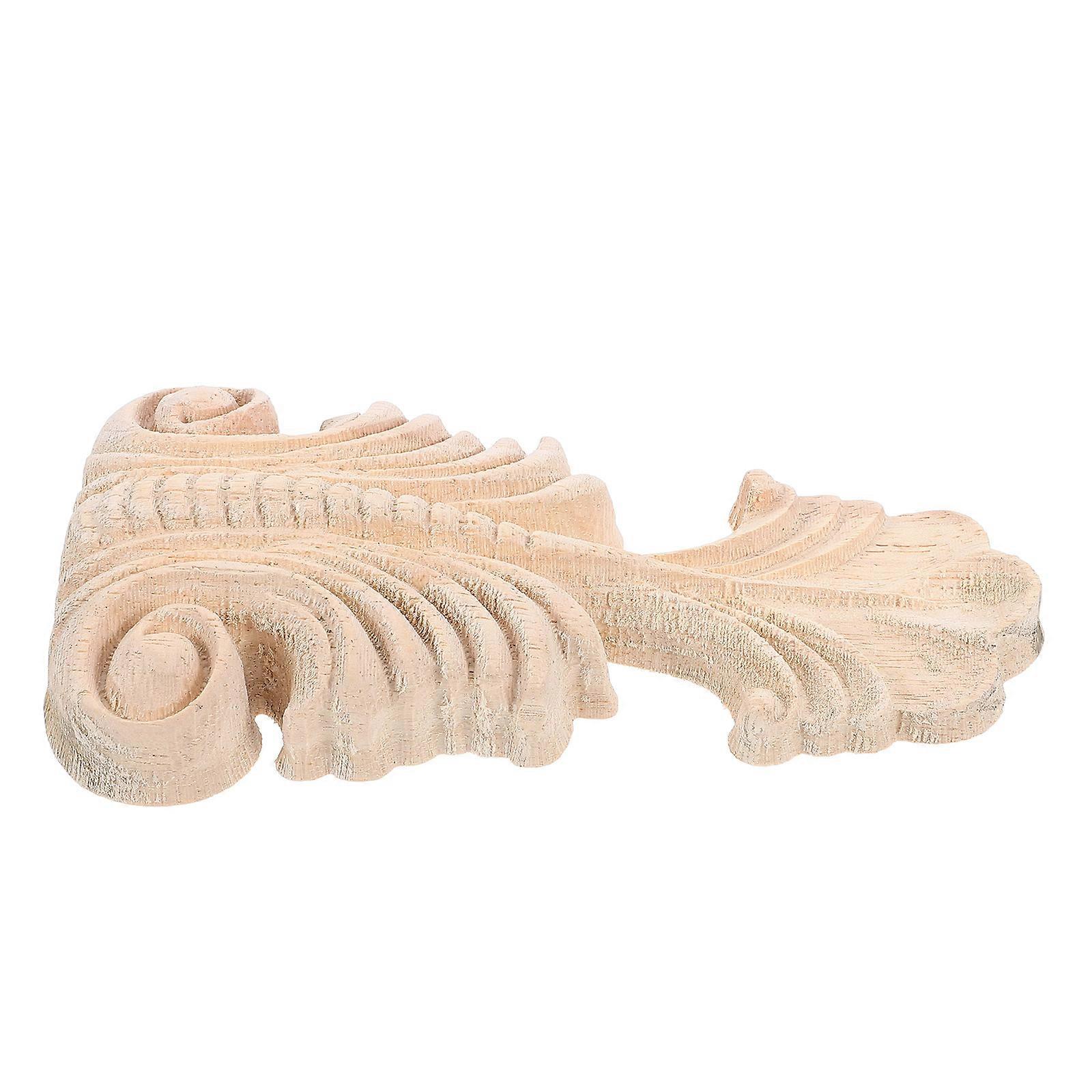 Carved Corbels Wood Corbel for Home Decoration 5Pcs Solid Wood Corbels