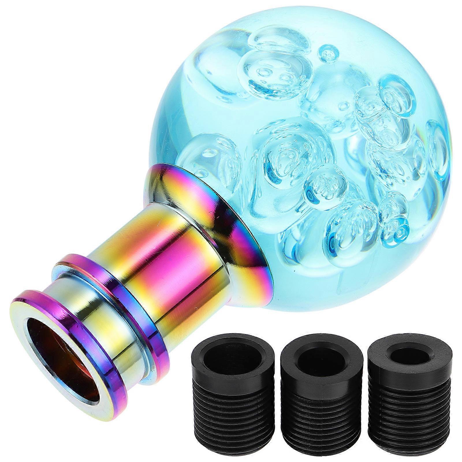 Car Acrylic Knob Head for Manual Transmission 2Sets with Adapter