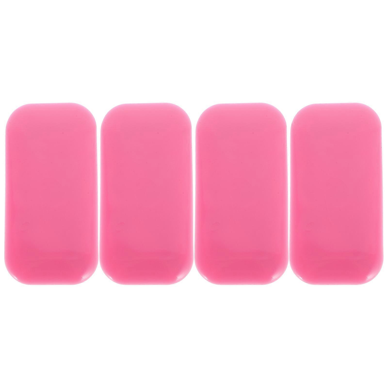 Silicone Eyelash Pads for Eyelash Extension Grafting 12Pcs Pink
