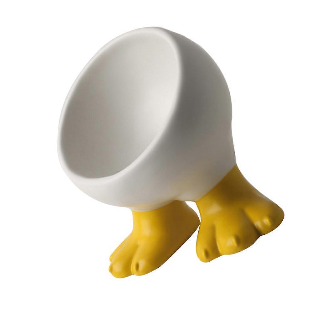 Lovely Storage Holder Ceramic Small Duck Storage Stand for Home Use 1Pcs