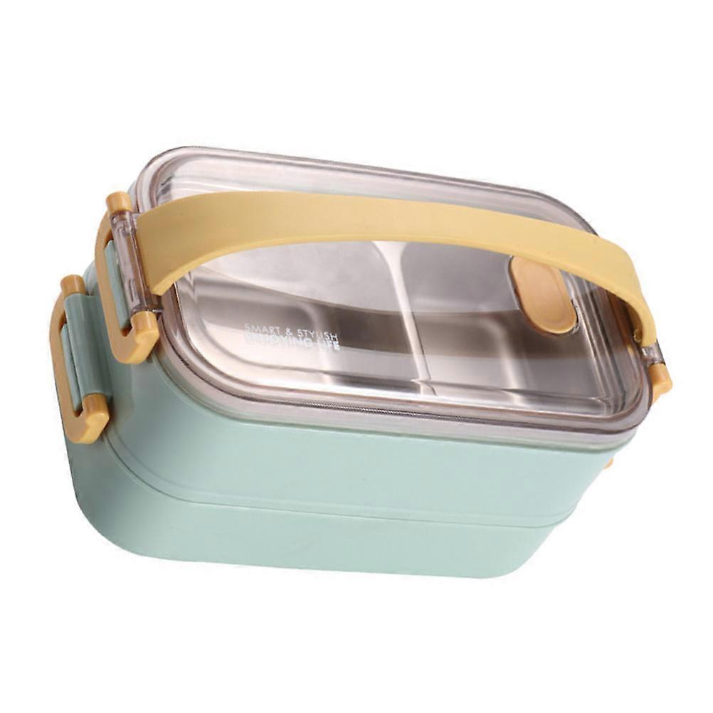 Insulated Lunch Box Divided Grid for Food Storage 1Pcs Portable Thermal Container