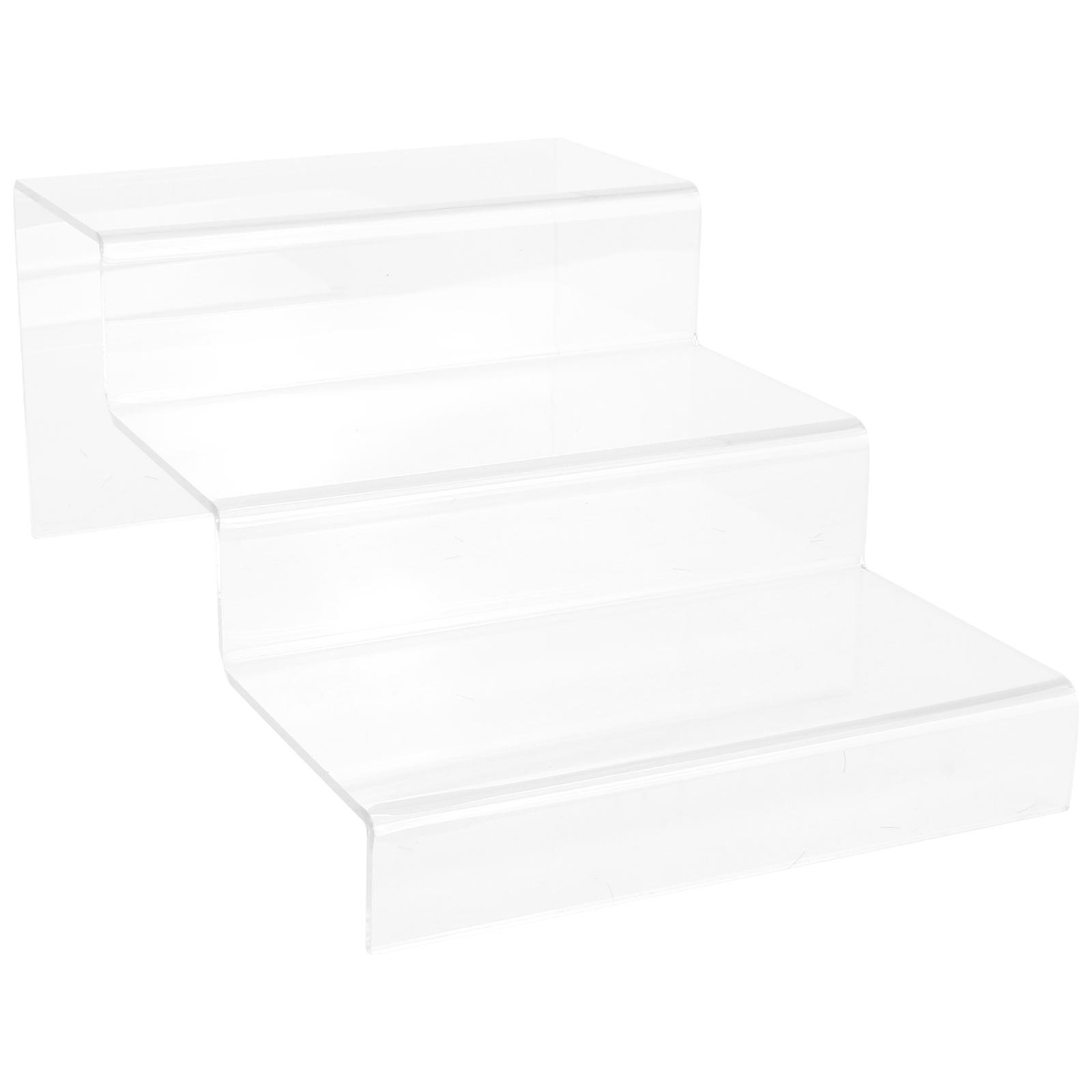 Acrylic Shoes Storage Rack Display Stand for Three-Layer 3Pcs Collection