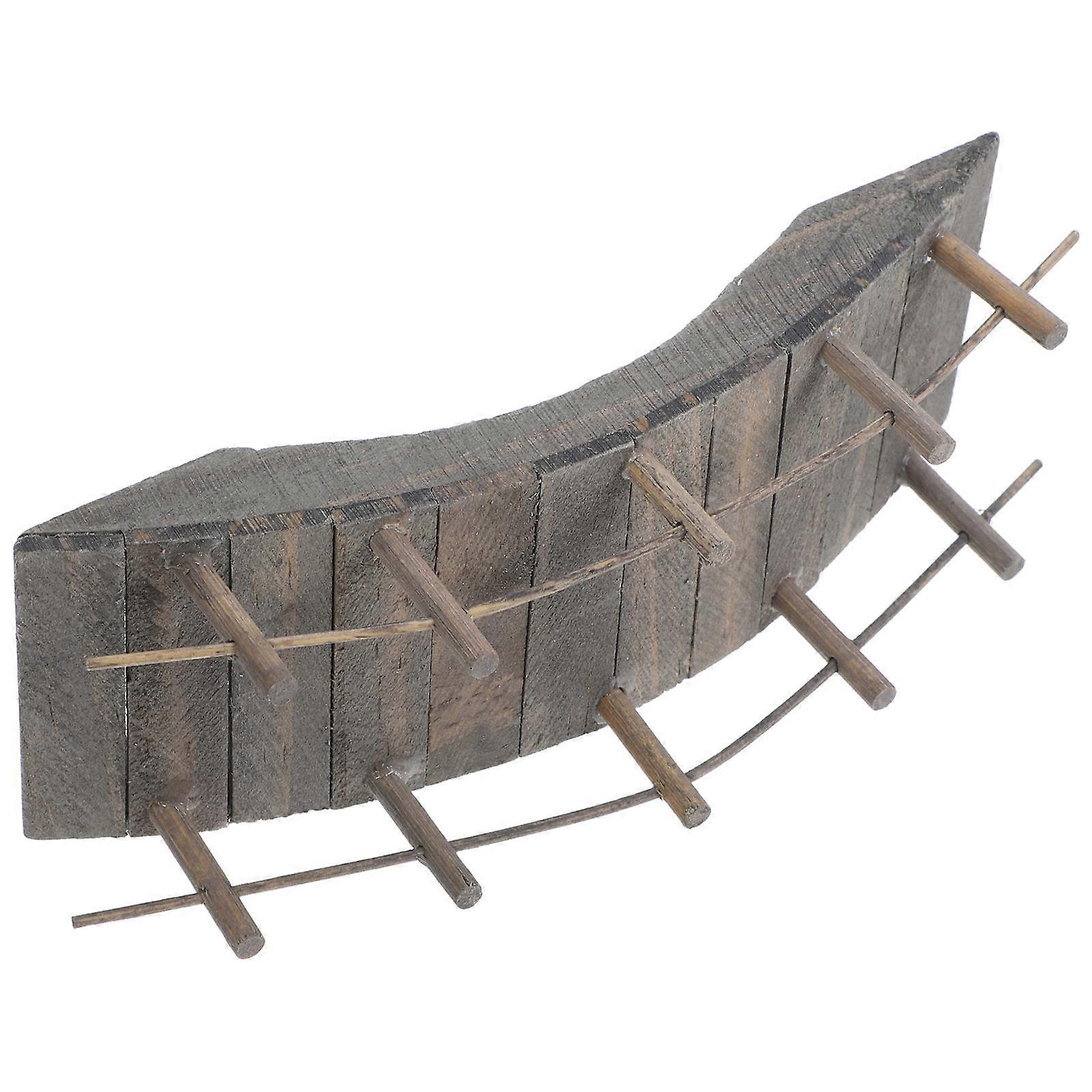 Mini House Arch Bridge Model For Indoor Decoration Micro Landscape Accessory 1Pcs