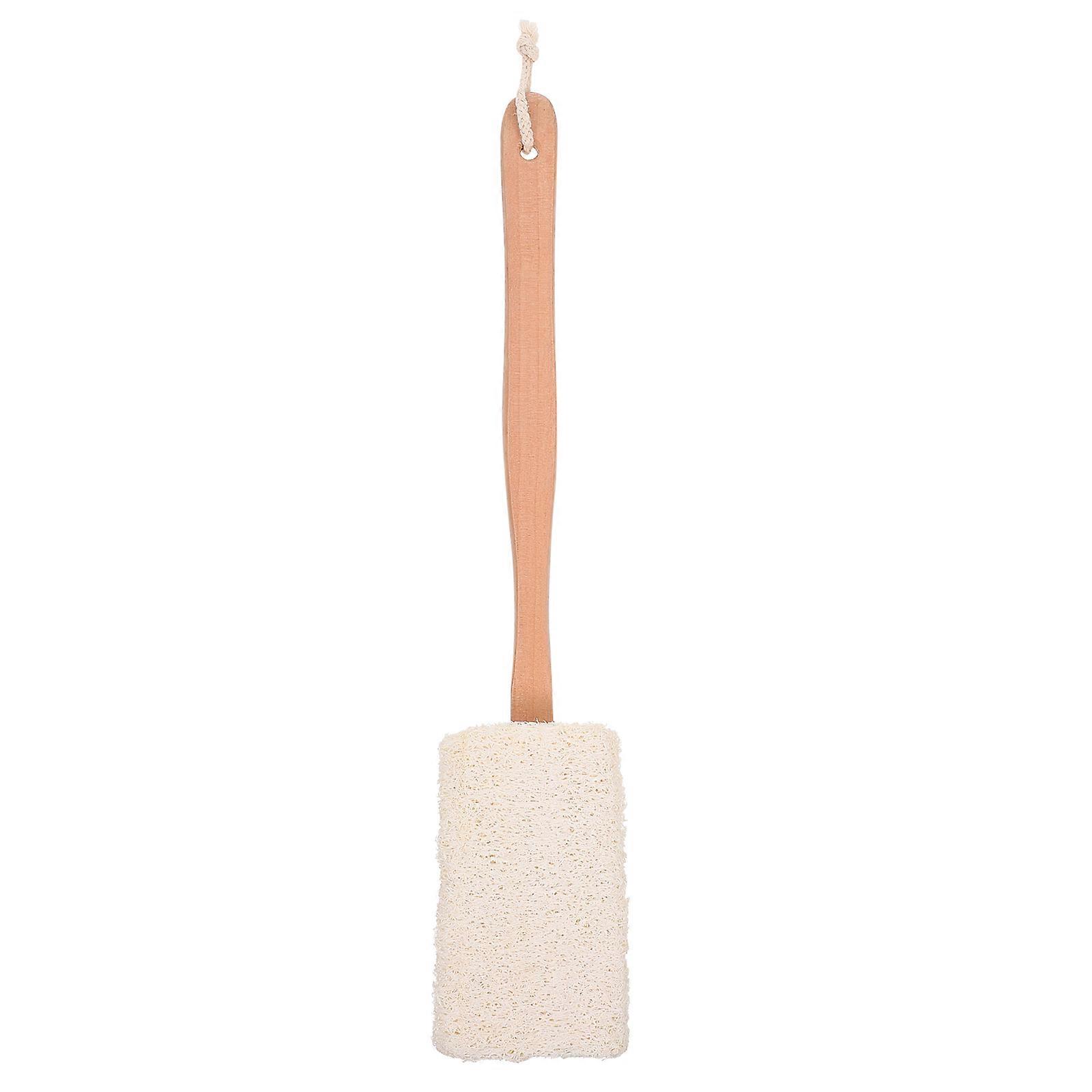 Back Scrubber Natural Loofah Exfoliating Bath Tool 2Pcs for Shower