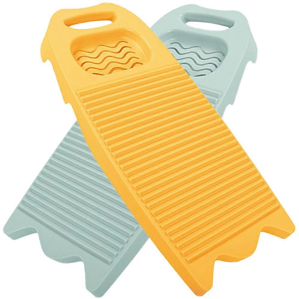 Laundry Washboard for Hand Washing with Soap Holder 6Pcs Assorted Colors