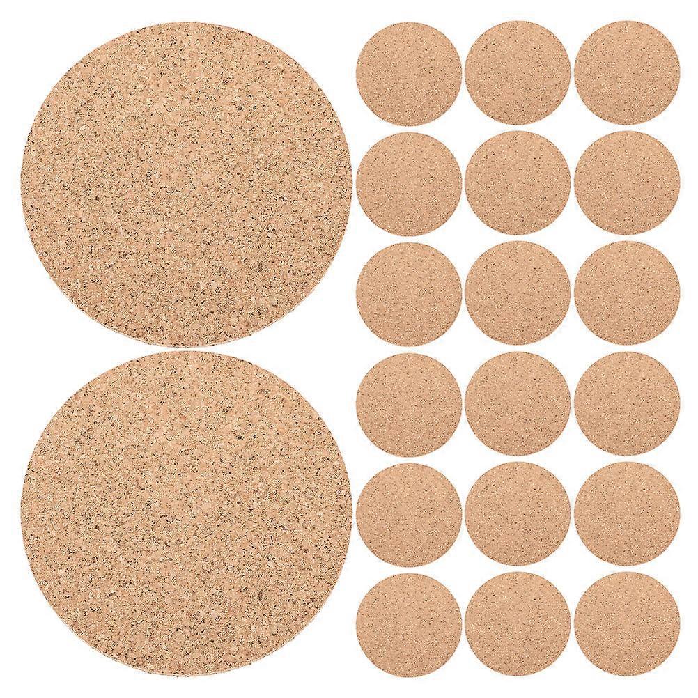 Corkboard Coasters Round Shape for Kitchen Use 160Pcs Pack