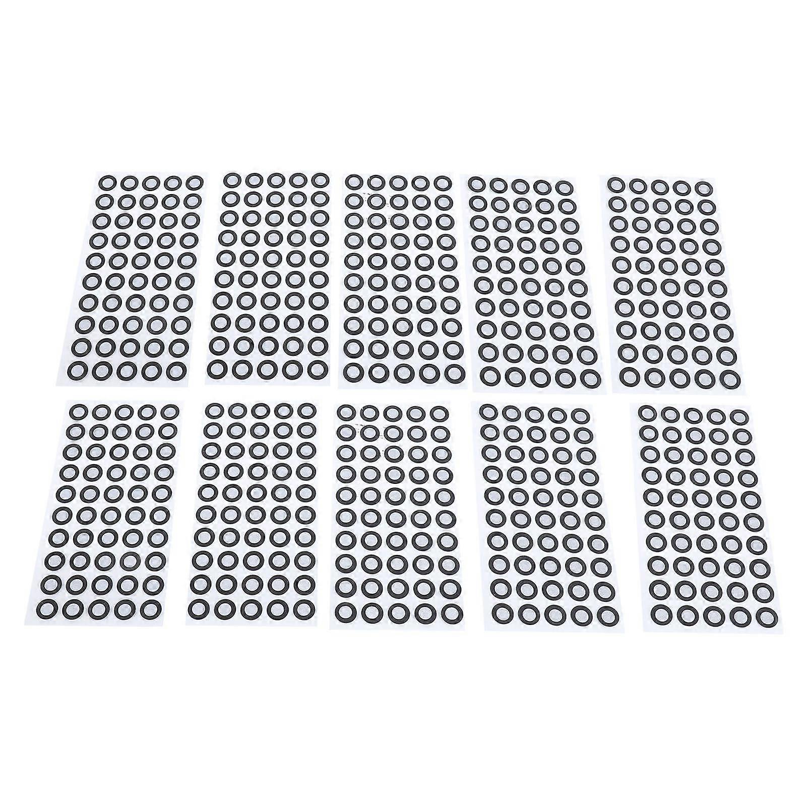 500 pcs marqueur de numérisation 3D 6mm ID 10mm OD point de référence Marqueurs de réflexion diffuse Points de suivi de numérisation 3D