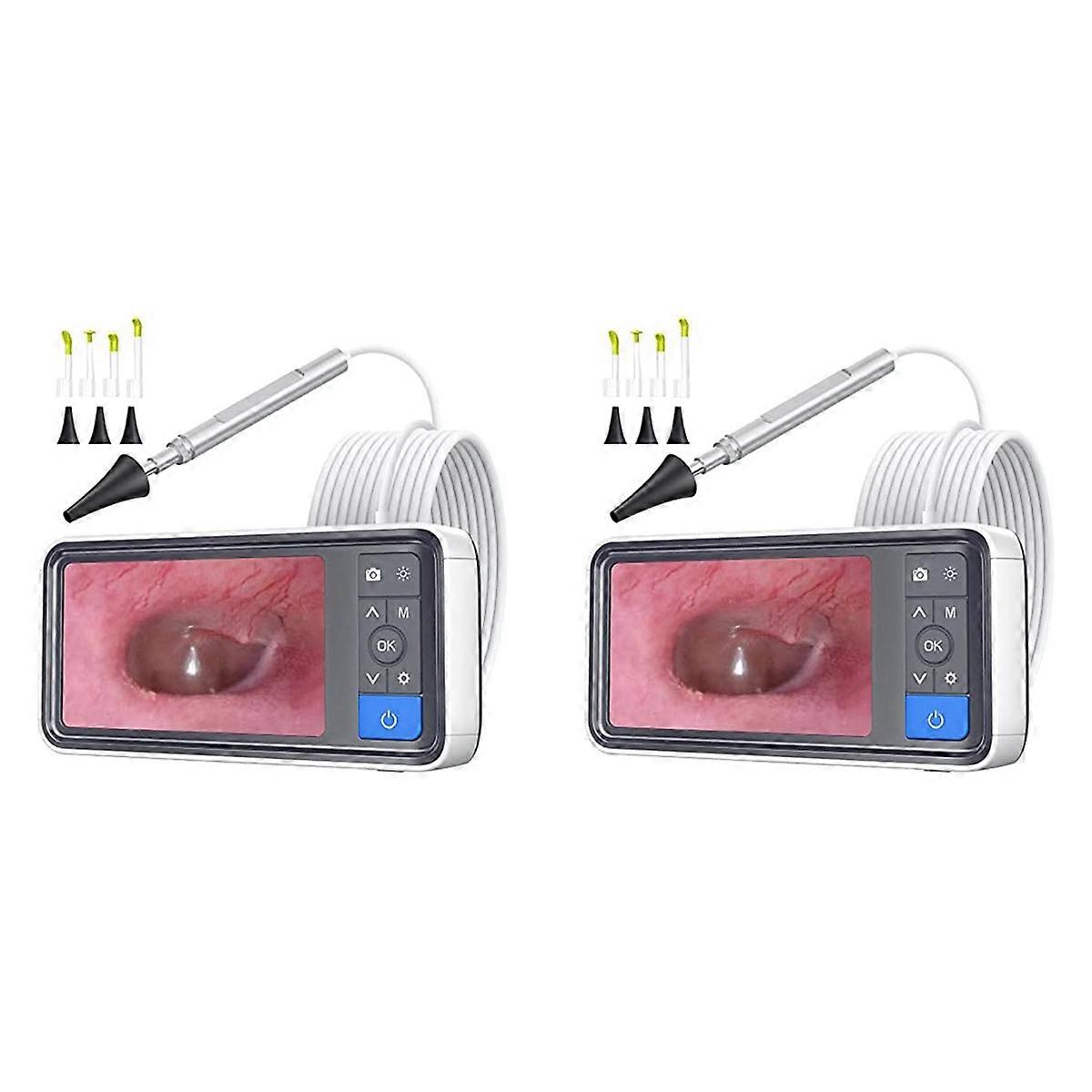 Otoscope Ear Camera with 4.5 Inch Screen, Smart Ear Cleaner