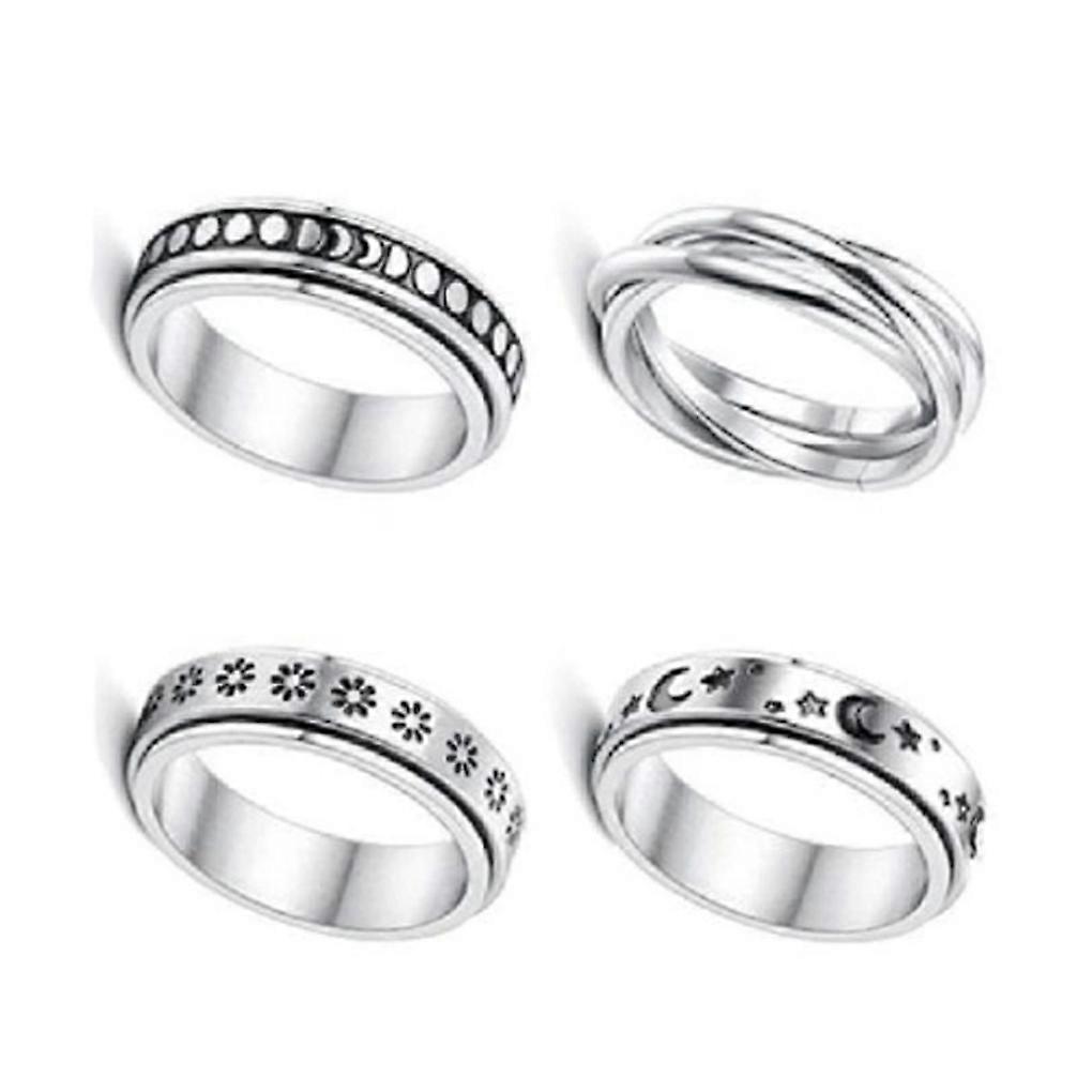 4 Pieces/Set Portable Couples Ring Wedding Rings Assorted Kit Decoration