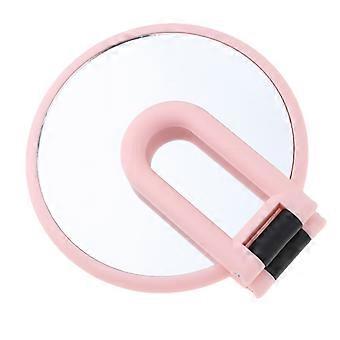 Miroir de maquillage compact à double face, grossissant et portable, idéal pour les voyages