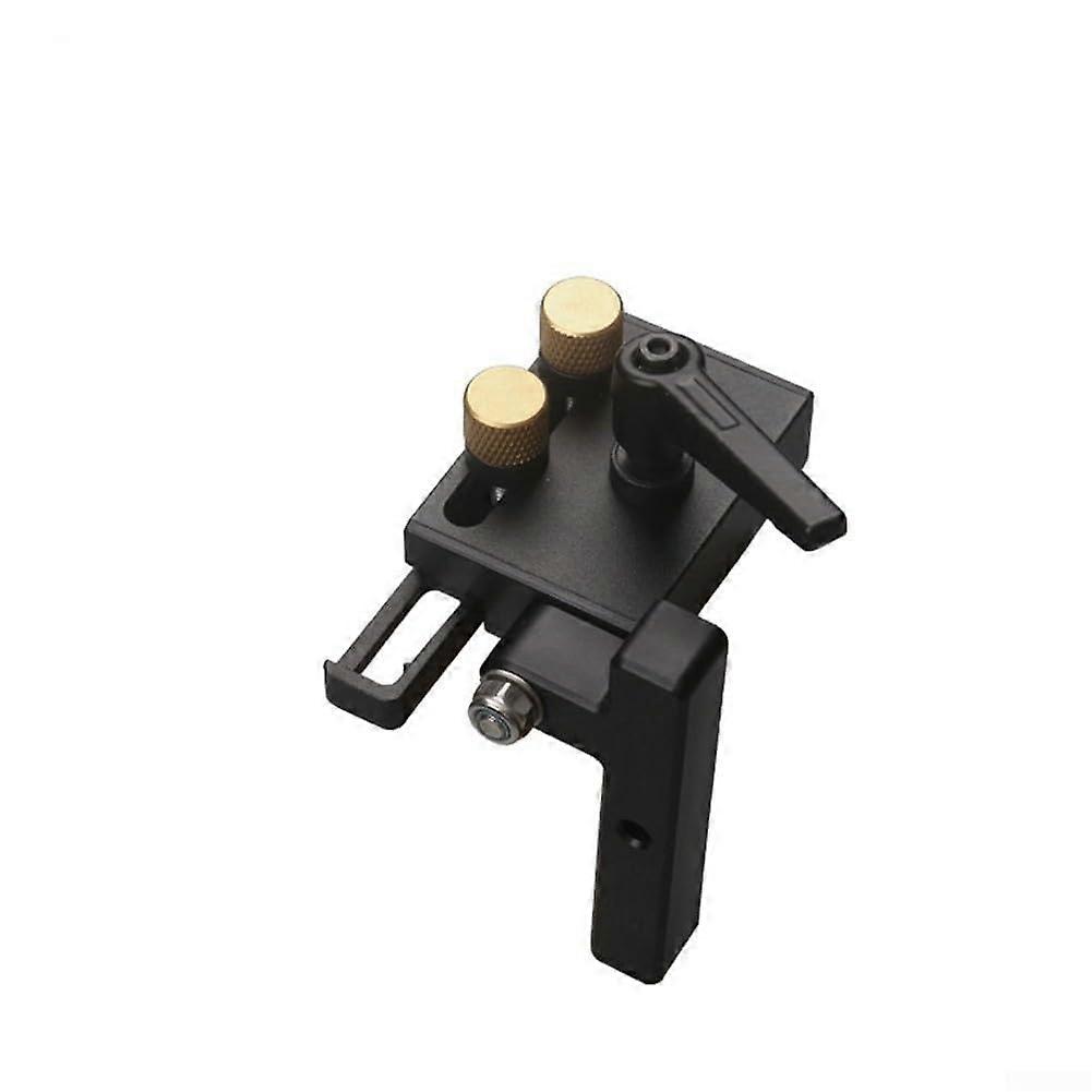 Woodworking Track Stop With Quick Handle Adjustment Aluminum Alloy Sliding Limiter For 19mm T Slots Left Short
