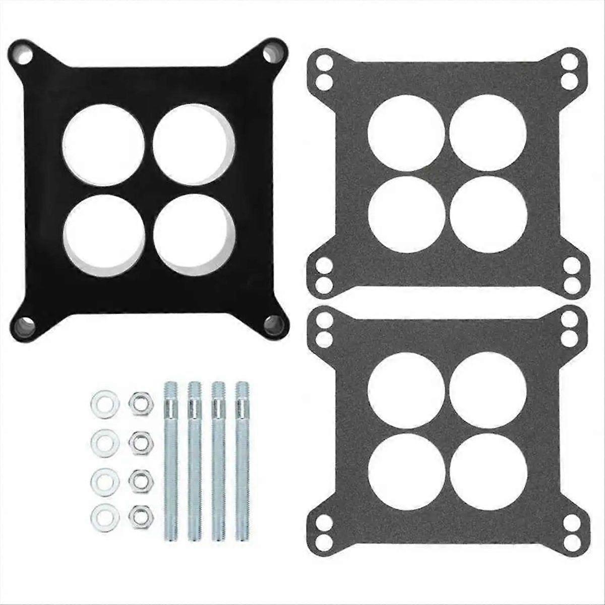 2inch 4 Hole Carburetor Spacer Open Center Style Replacement for 4bbl Engine