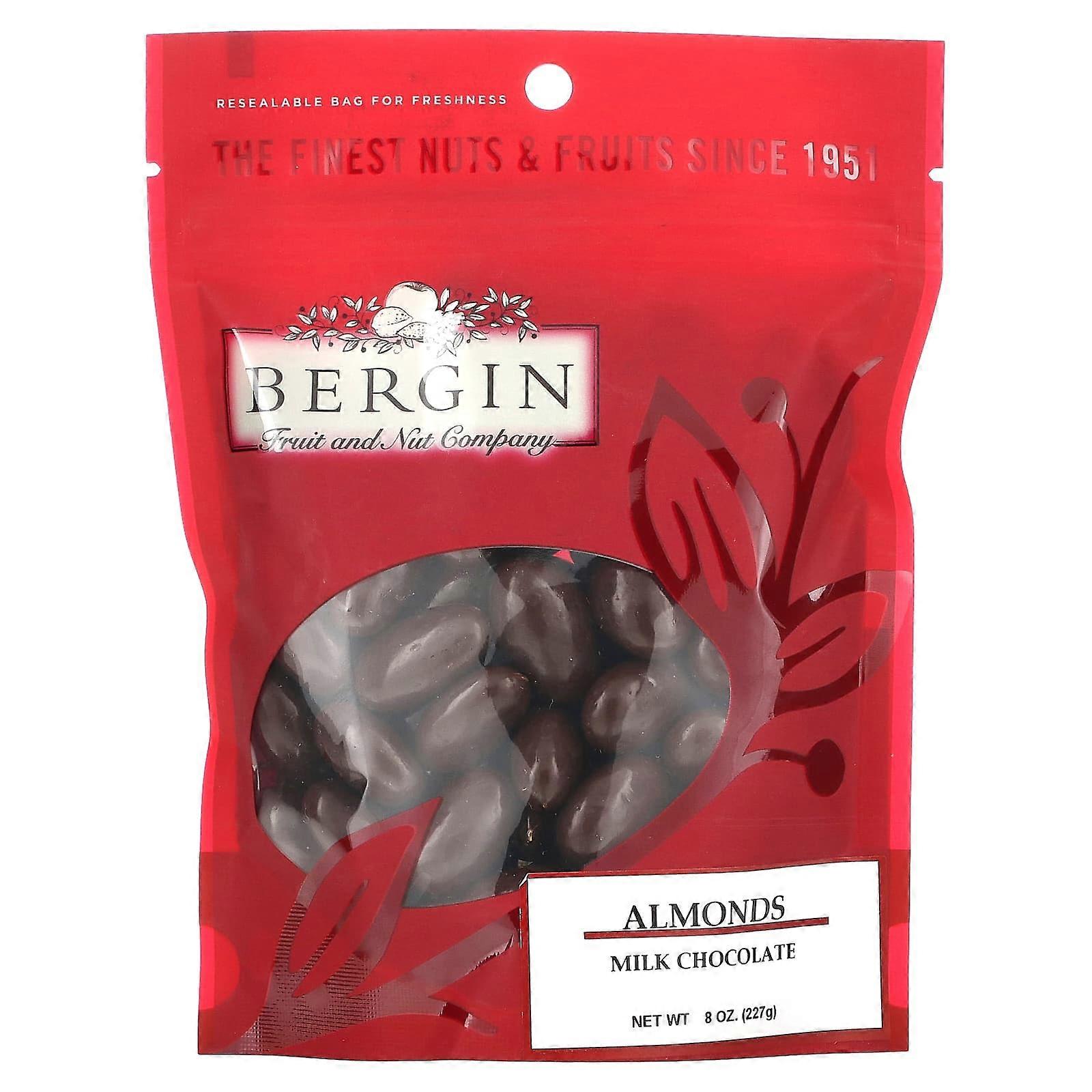 Milk Chocolate Almonds, 8 oz (227 g)