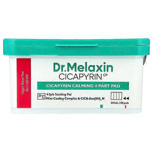 Dr.Melaxin, Cicapyrin Calming 4-Part Pad, 80 Pads
