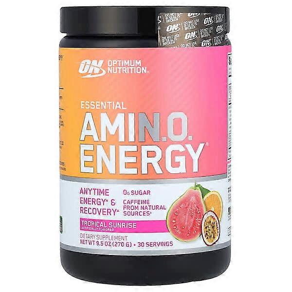 Optimum Nutrition, Essential Amin.O. EnergyÃÂÃÂÃÂÃÂÃÂÃÂÃÂÃÂ®, Tropical Sunrise, 9.5 oz (270 g)