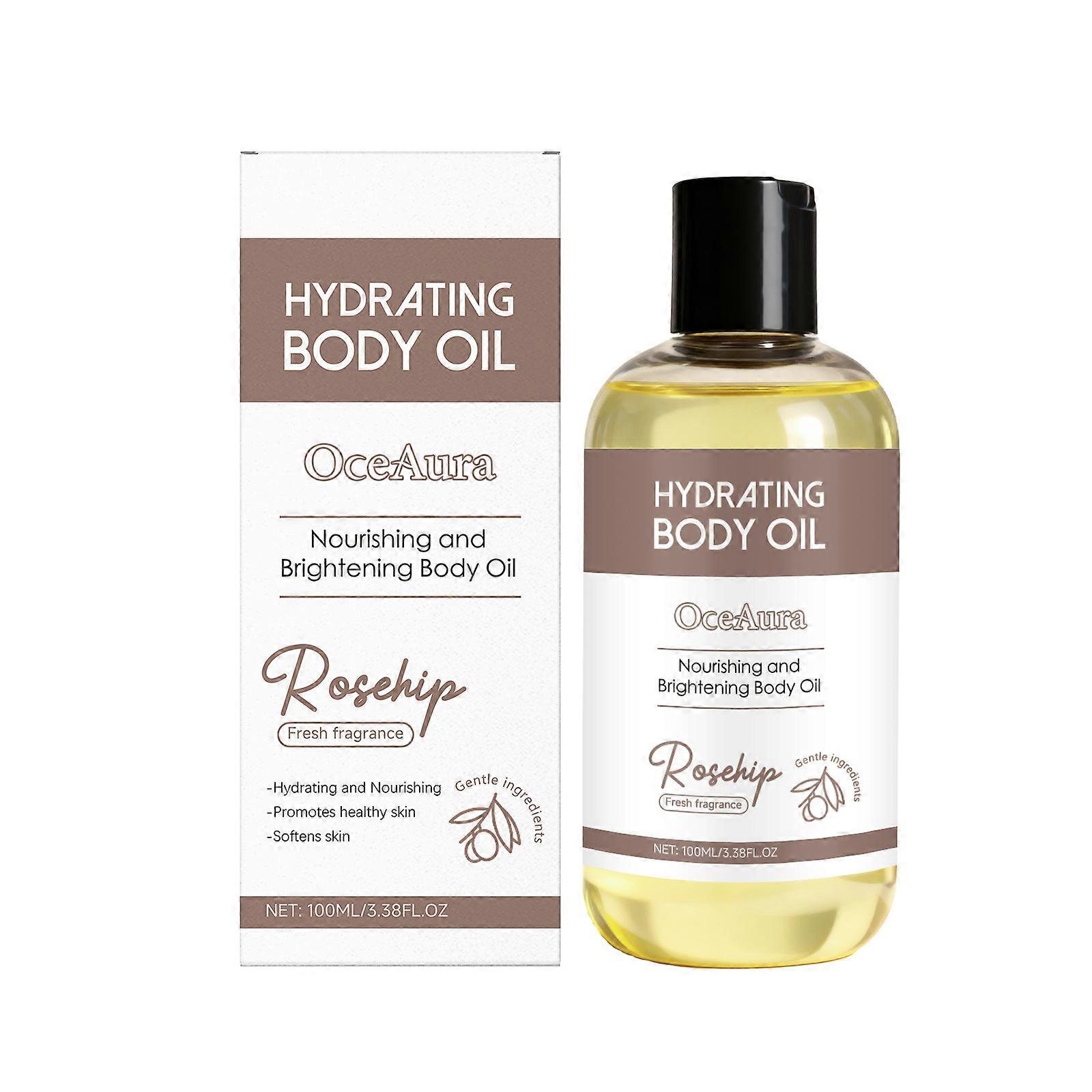Rosehip Moisturizing Body Oil Refines The Skin, Making It Tender, Elastic, Radiant And Refreshing