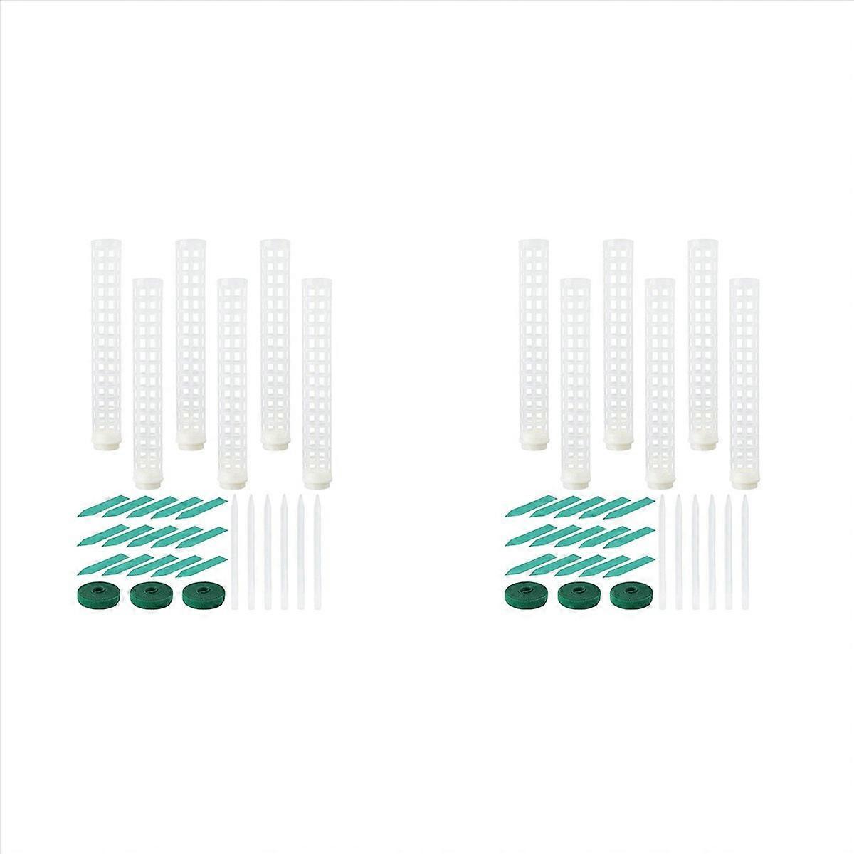 6Pcs Plastic Moss Pole for Plants Monstera Potted Plants