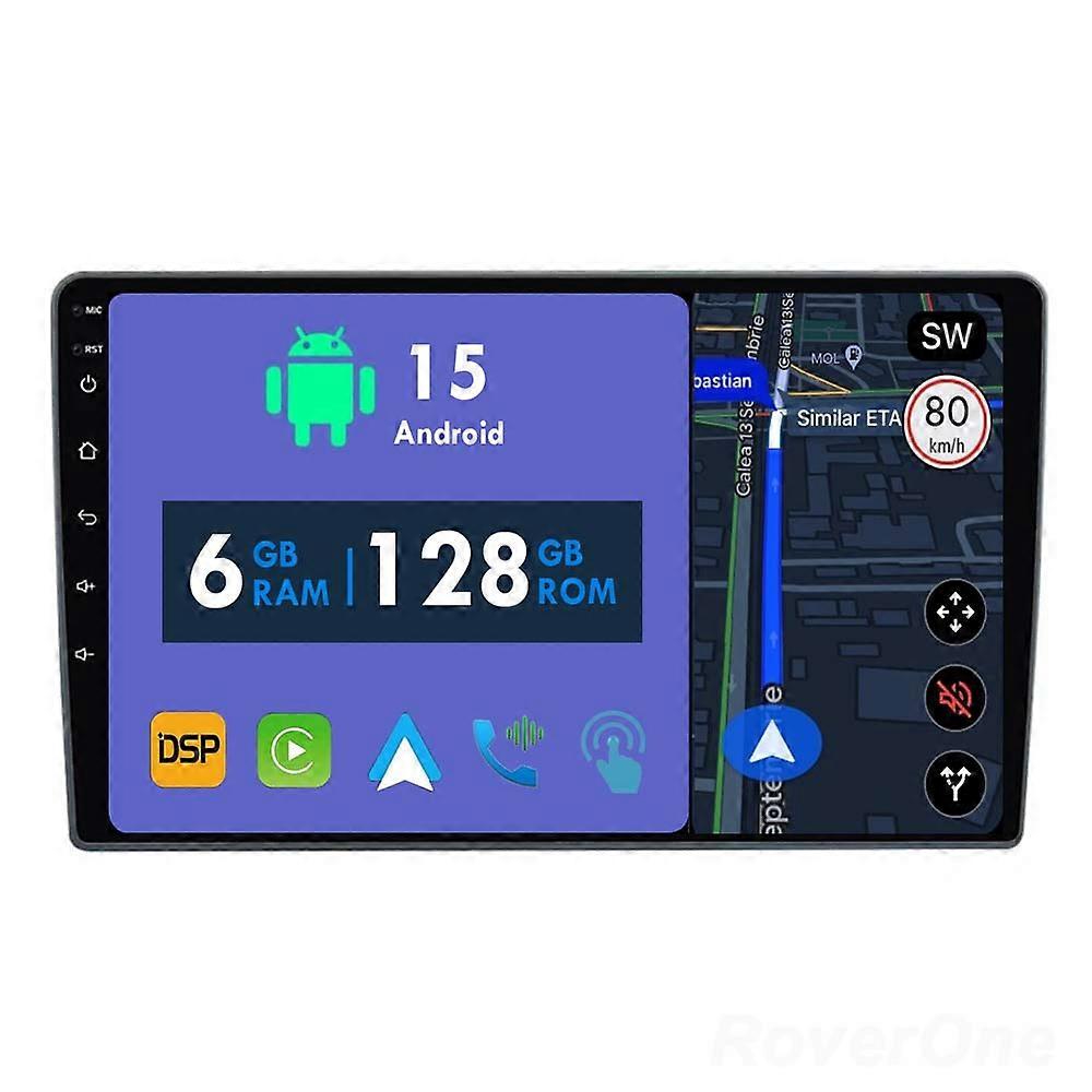 Car Radio 6G+128G CarPlay GPS Navigation Head Unit for Opel Vauxhall Vectra 3 C 2002 - 2008 Android Auto Bluetooth Stereo Touch Screen