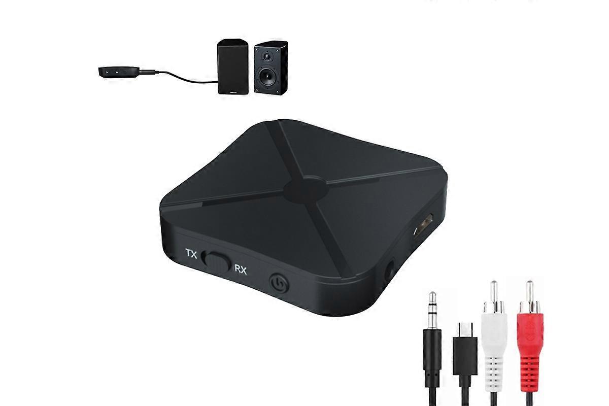 2 in 1 Bluetooth 5.0 Wireless Audio Transmitter Receiver for TV PC
