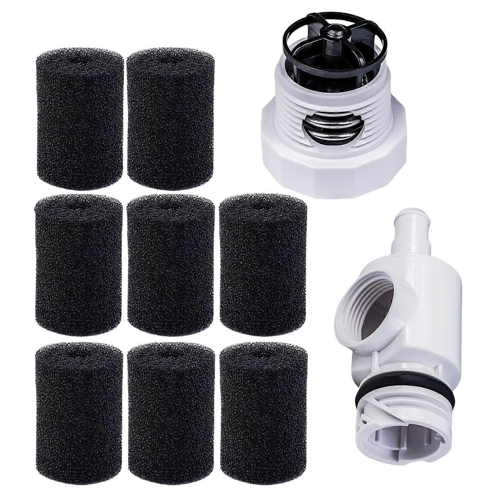 Quick Disconnect Valves Pressure Relief Valves Set Effective Pool Solution Suitable for 180 280 380 Pool Cleaners Multicolor