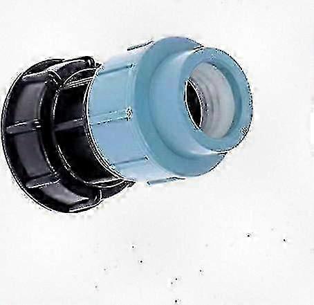 IBC Tank Adapter S60x6 with MDPE 32mm Straight Connector for European Standard Containers