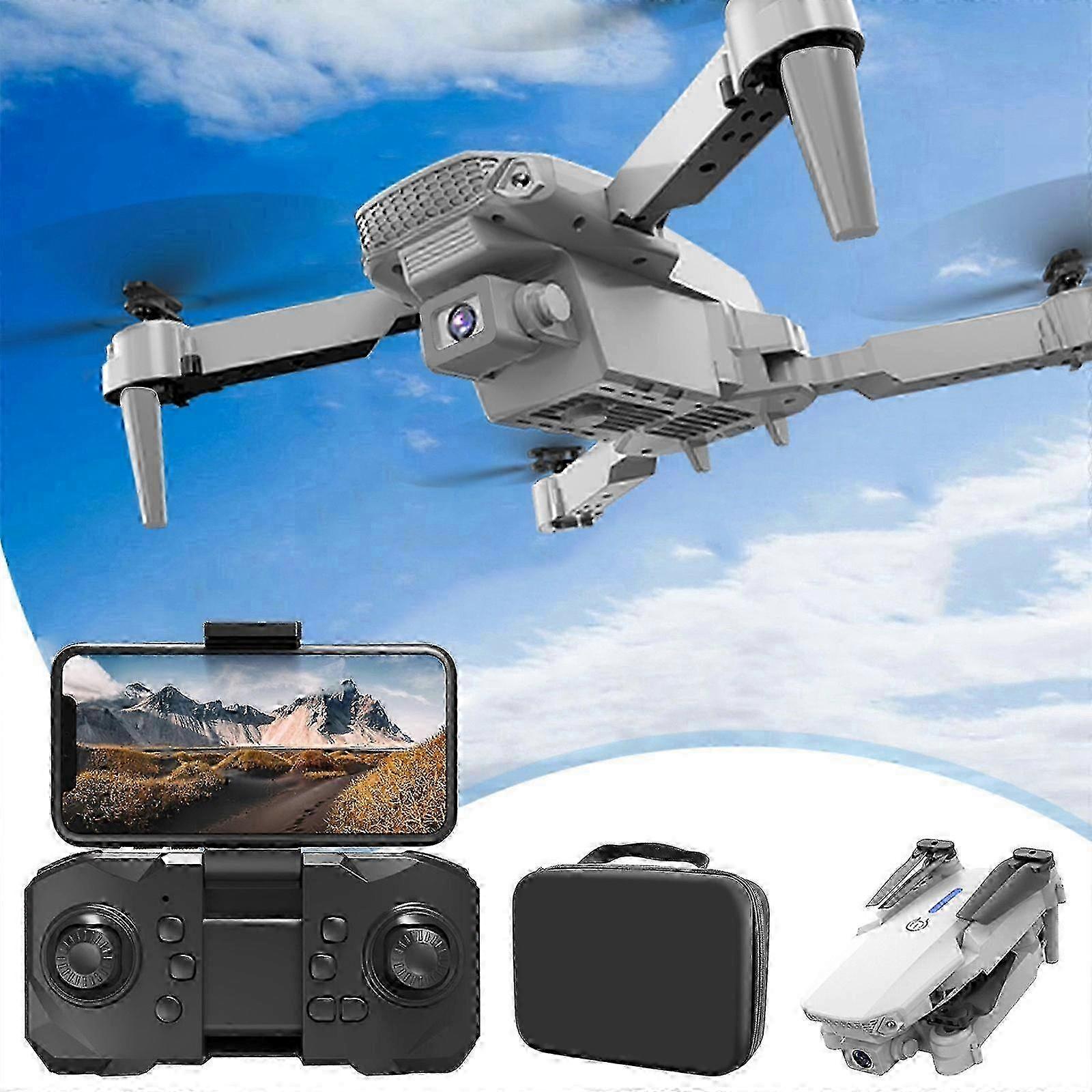FPV Drone With Single 1080P Camera 2.4G WIFI FPV RC Quadcopter With Headless Mode Follow Me Altitude Hold Toys Gifts For Kids Adult NU