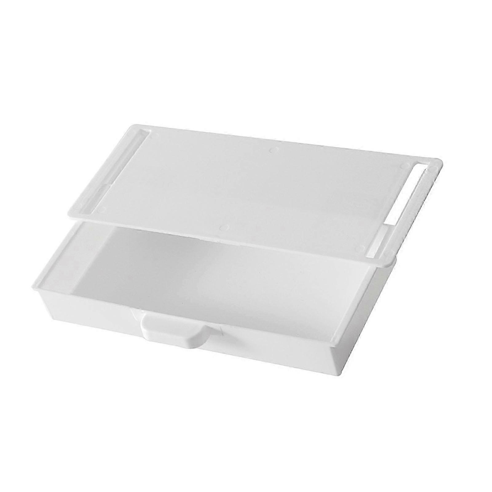 Self-Adhesive Under Desk Slide-Out Drawer for Cabinet/Office Table Storage