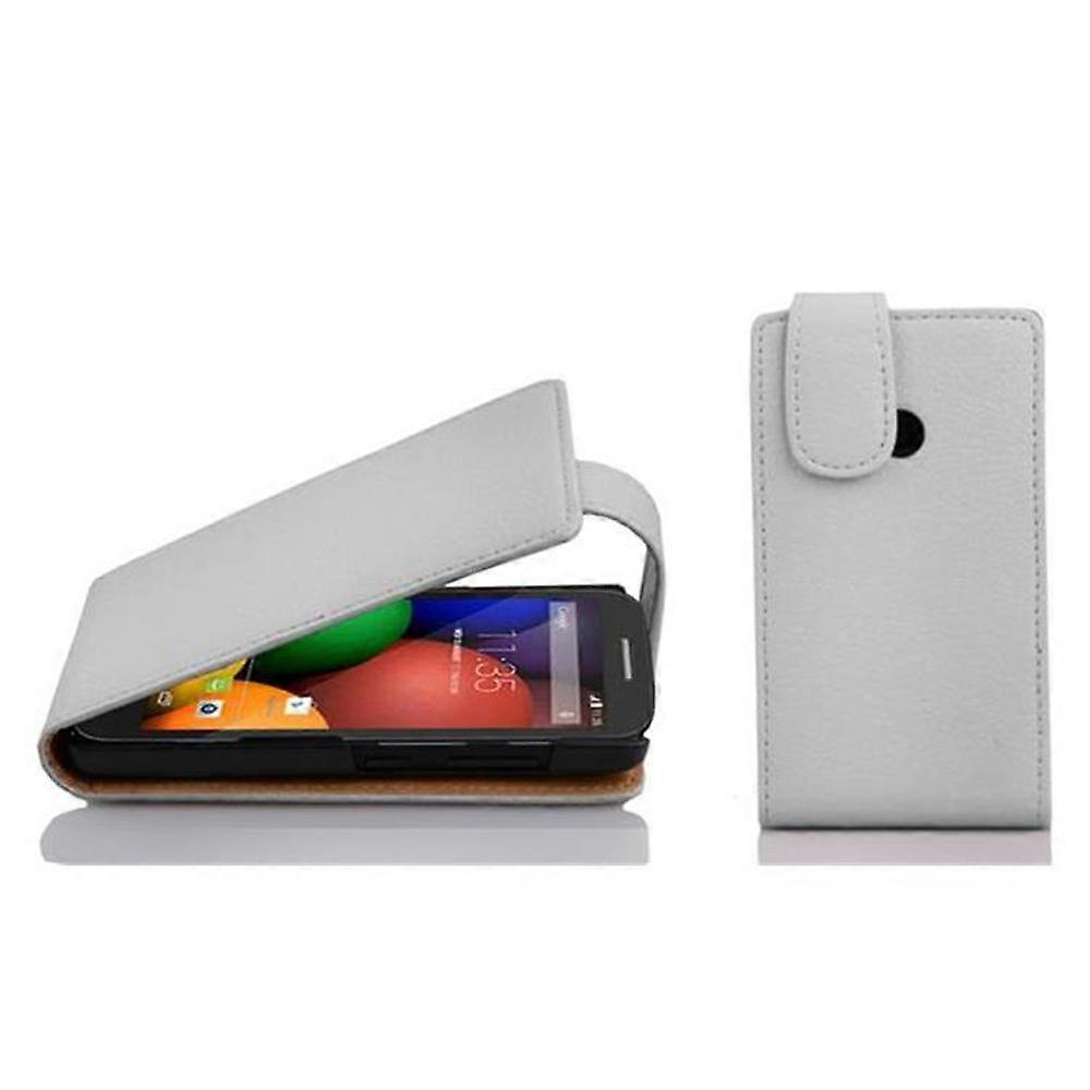 Motorola MOTO E Case Flip - met getextureerd oppervlak