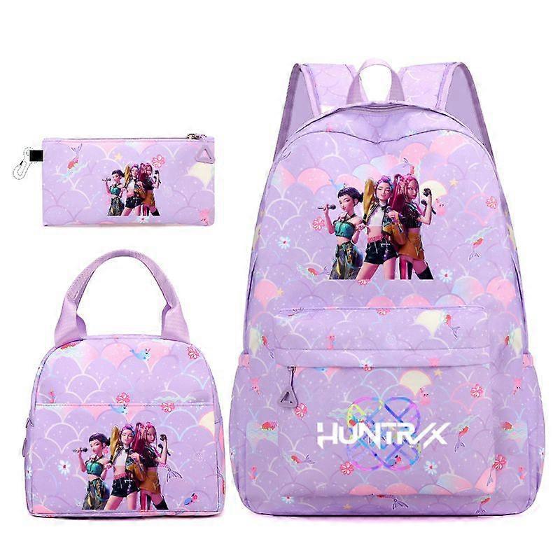 The New Student Backpack Set Of The Witch Hunt Team, A Three-Piece Set With Fashionable Prints And Trendy Designs, Is Available For  Trade On Amazon