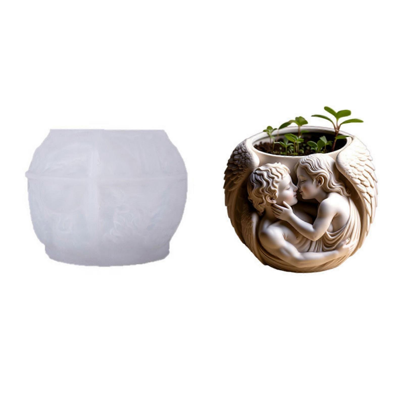 Flexible Children Silicone Mold Suitable for Concrete Cement Resin Casting Smooth Surfaces Easy Demolding Craft Projects Multicolor